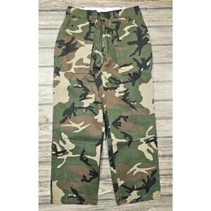 Vintage Winchester Pants Mens 32x30 Green Camo Chino Woodland Hunting